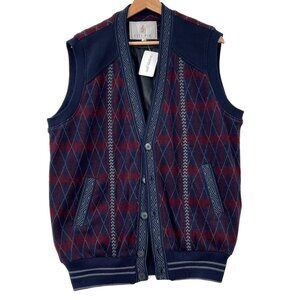 Vintage City Fog Long Sweater Vest
